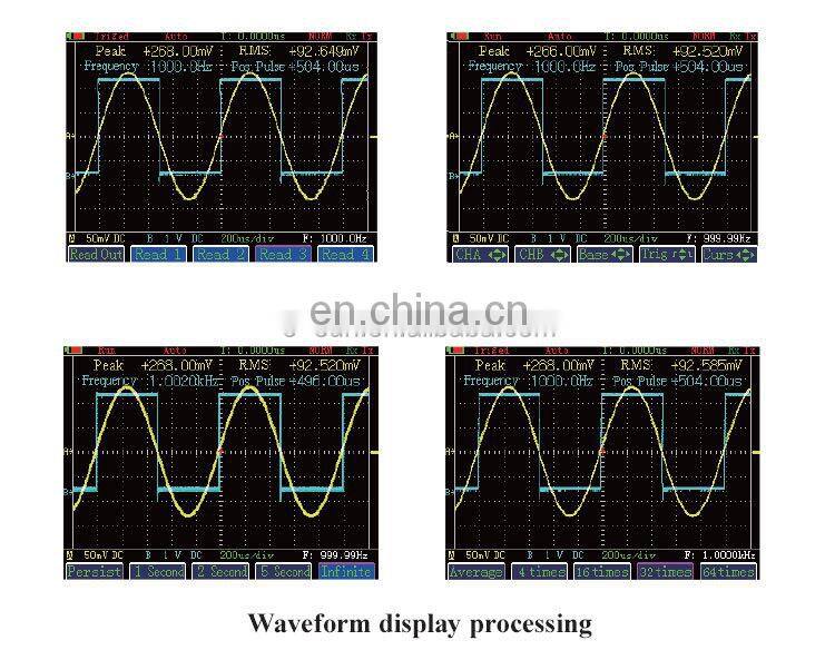 All-sun EM1230 Handheld Digital Storage Oscilloscope 25MHz 100M Sa/s Scope Meter with LED backlight stock in US
