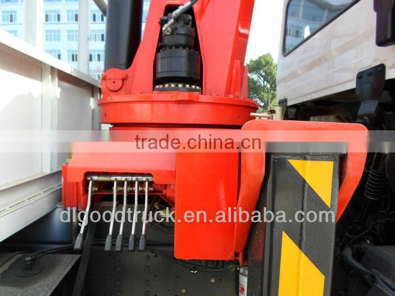 New Dongfeng 6x4 truck mounted 10tons crane SANY
