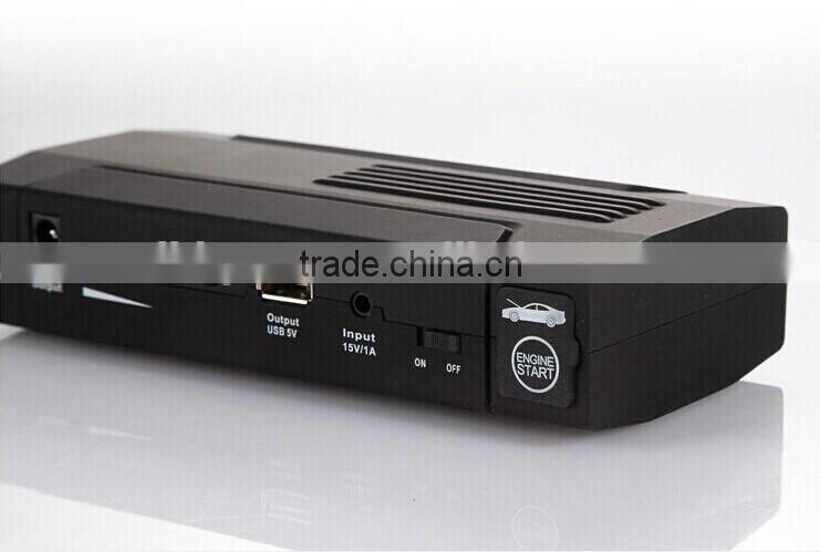 Factory directly offer 12v mini car jump starter with 16000mah high power portable power jump starter 12v/24v