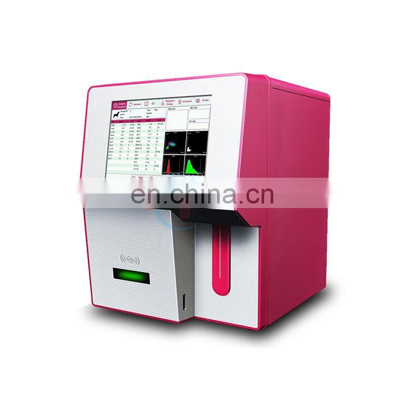 HC-B002C Factory direct 5-Part Veterinary Hemanalysis fully Auto Hematology Analyzer Cell Blood Counter