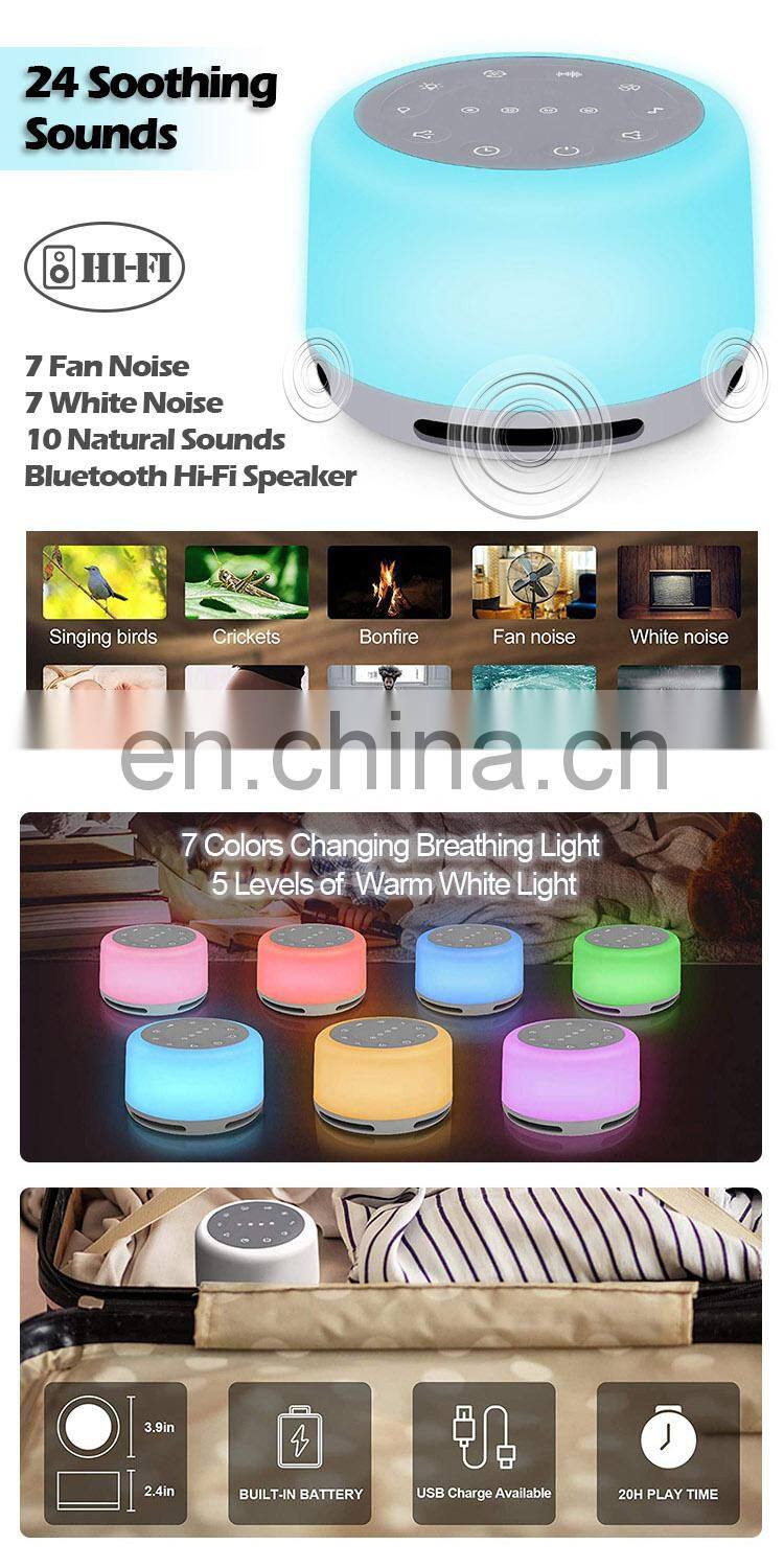 For Sleeping Travel Office Factory Portable Baby Snooz White Noise Sound Sleep Machine