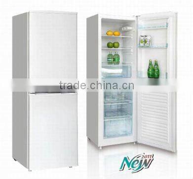 610L side by side three door refrigerator with combination of fan cooling and defrost cooling