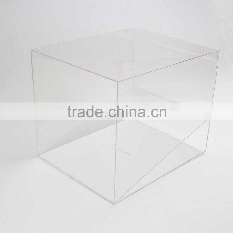 Clear Acrylic Glass Shoe Display Case, acrylic shoe display box