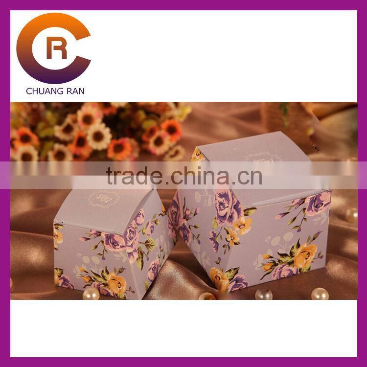 Custom made window paper small wedding cake boxes