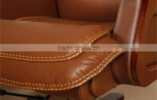 China classical leather office reclining seat