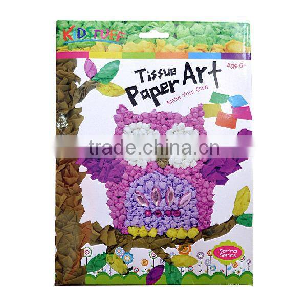 2015 Popular Tissue Paper Art- Princess Kit, DIY Paper Craft