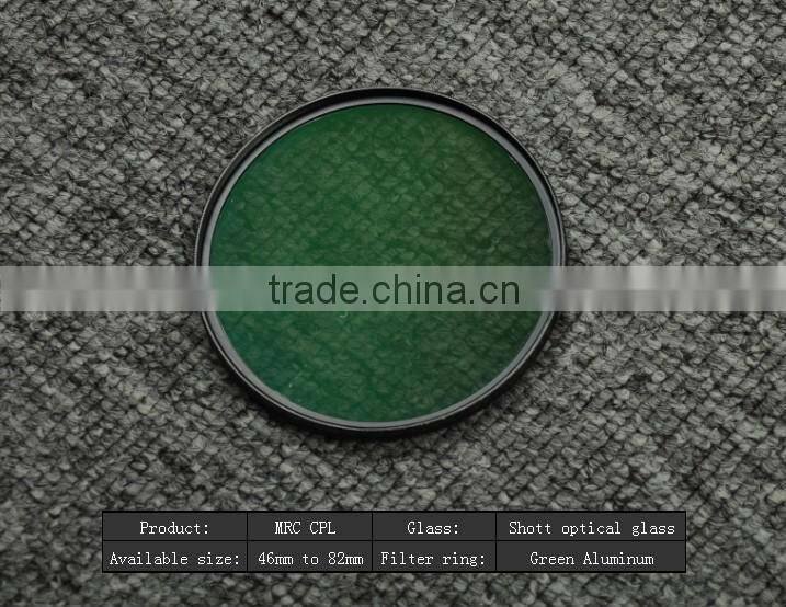 Massa77mm super slim multi coated water proof MRC CPL camera filter