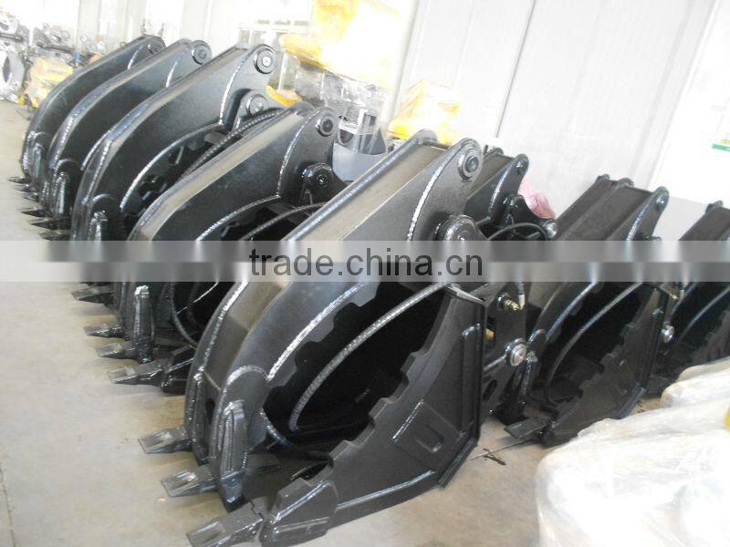 Excavator used grab bucket