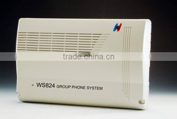 Shenzhen factory 64 exts PBX System WS824(9)H