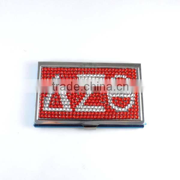 Rhinestone Business Card Holder Case Metal ZETA PHI BETA Business Card Holder Case