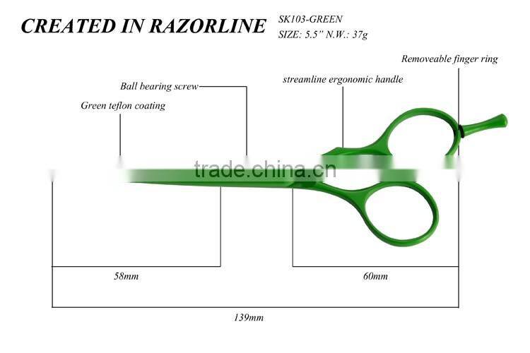 Best quality professional Teflon coating hair scissor with WCA and BSCI certificate