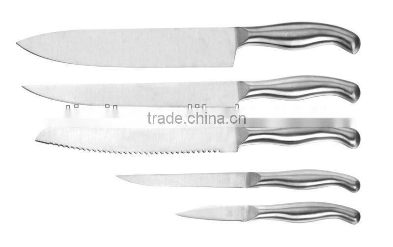 430 S/S HANDLE 6PCS KITCHEN KNIFE SET