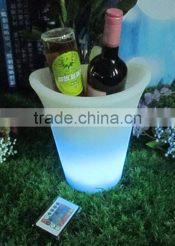 LED Ice bucket with lights and remote control B101