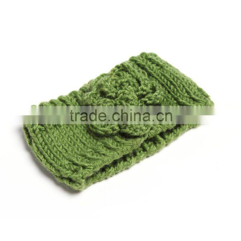 New Lady Crochet Knit Flower Headband