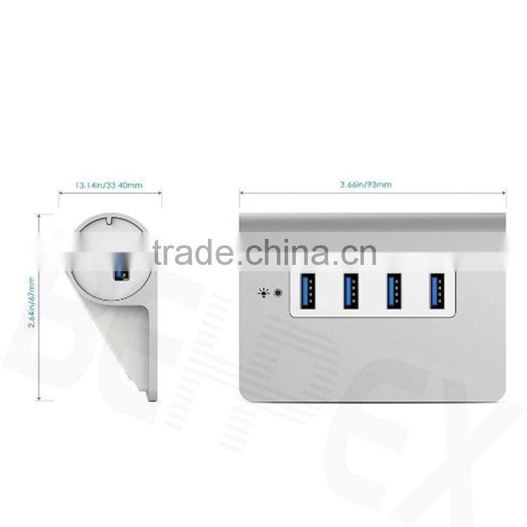 Hot Sale Aluminum Type C Hub Adapter with 5 Ports