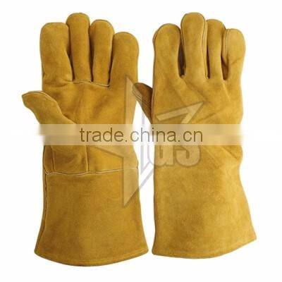 Cow Leather Welding Gloves Industry /Protective Working Safety Gloves