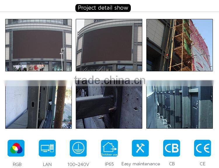 led outdoor advertising board video screen