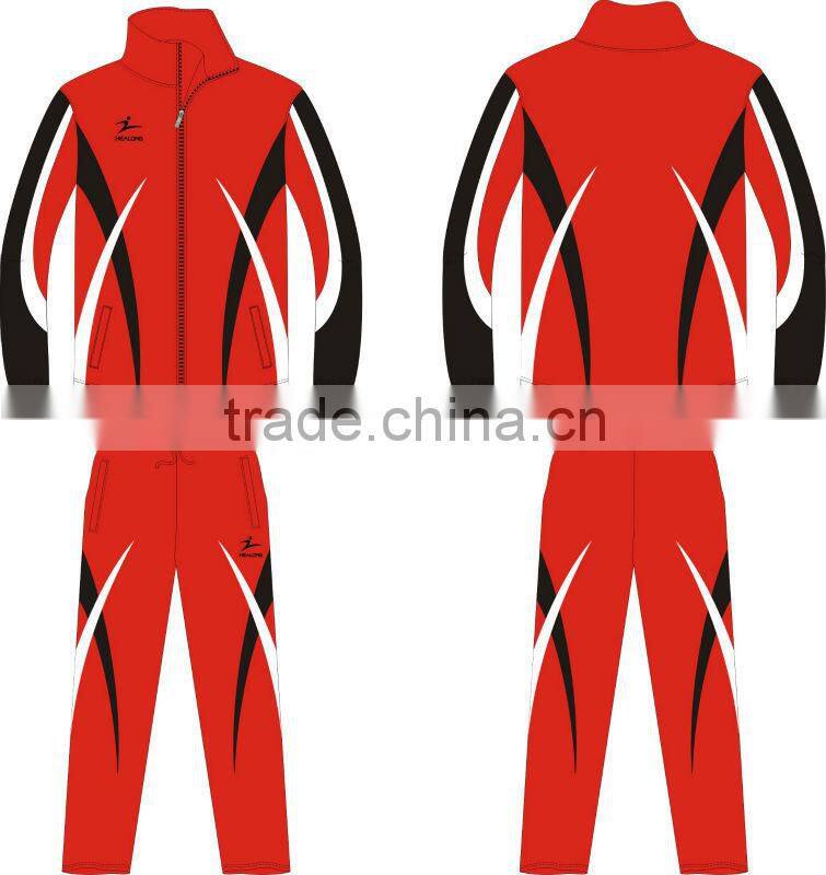 Blue Color Sports Custom Tracksuit Cheap