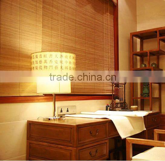 Natural and Green Painted Bamboo Blinds/Printed Bamboo Blinds Outdoor