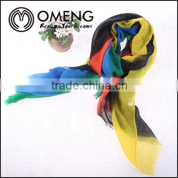 Wholesale 100% Viscose IMPRESS Fire LEAF Pashmina Scarf shawl Voile Scarves 180*100