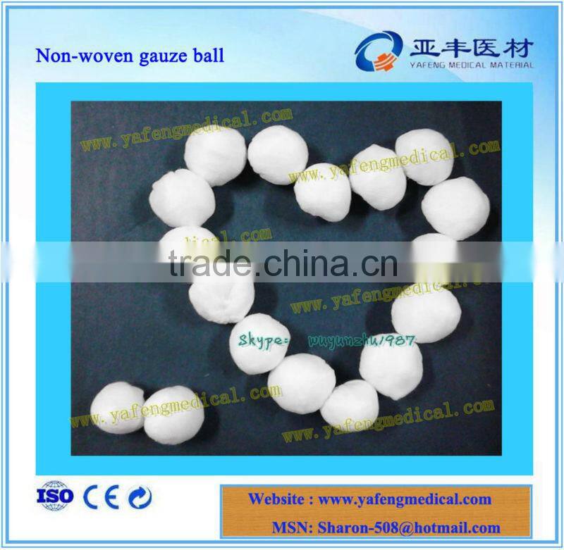 Supply best quality non-woven medical balls