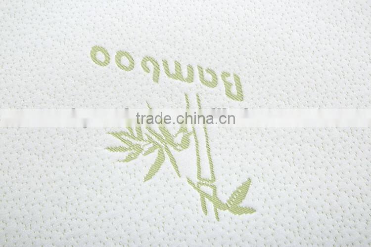 Healthy comfortable bamboo memory foam topper rolled in carry bag