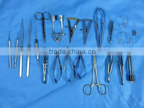 5 PC EYE MICRO MINOR SURGERY VETERINARY OPHTHALMIC INSTRUMENT SET KIT/ ophthalminc eye instrument