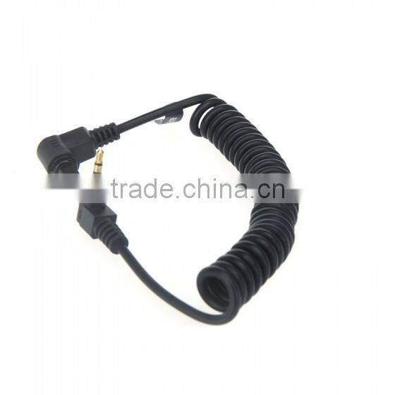 2.5mm Camera Remote spring Cable for Canon Nikon 3C for Canon EOS6D, 7D, 50D, 40D, 30D, 5D, 20D, 10D, 5D Mark II, 5D Mark III, 1