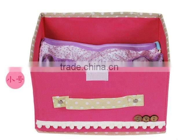 High quality non woven Waterproof coated double cover receive sorting box store content box