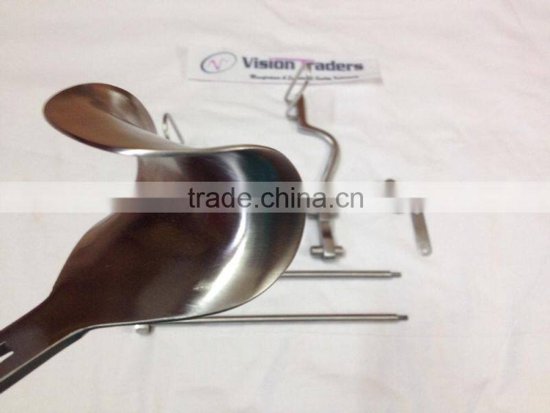 Balfour Abdominal Retractor Set Stainless Steel CE ,ISO Standard , 18cm Spread with Center Blade all sizes of blades available