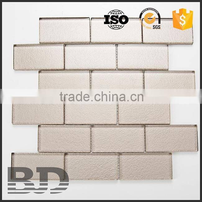 Modern Style Glossy mosaic tile swimming pool with Glass Material