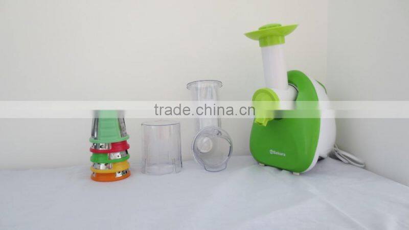 New & Hot Sale 2 in 1 Salad Maker & Frozen Fruit Dessert Maker, Ice Cream Maker, Healty Dessert Maker