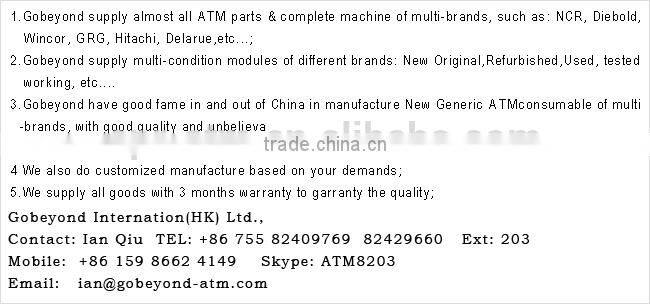 NCR ATM Parts cassette Push plate yellow gears