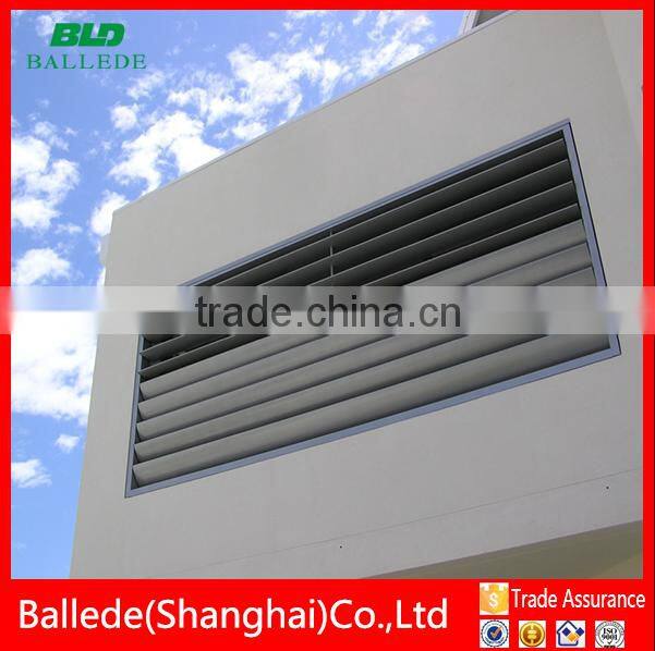 Aerofoil aluminum louver roof