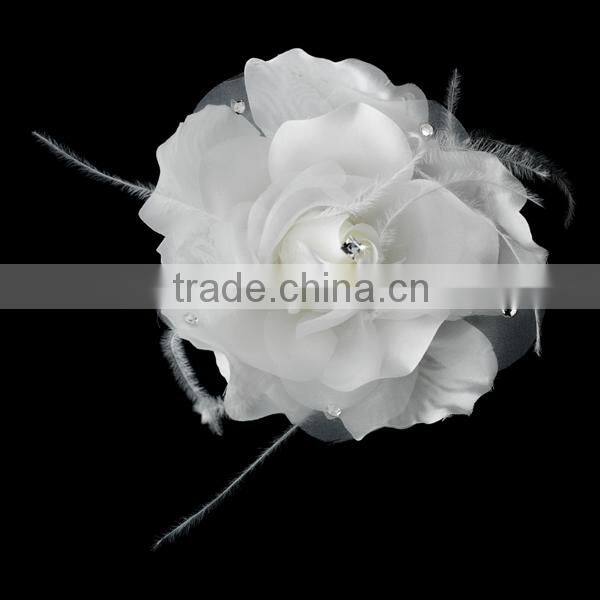 Black Floral Hair Clip Wedding Hair Accessories