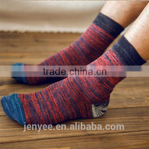 Custom new casual fashion dress stripe sock by apple designer