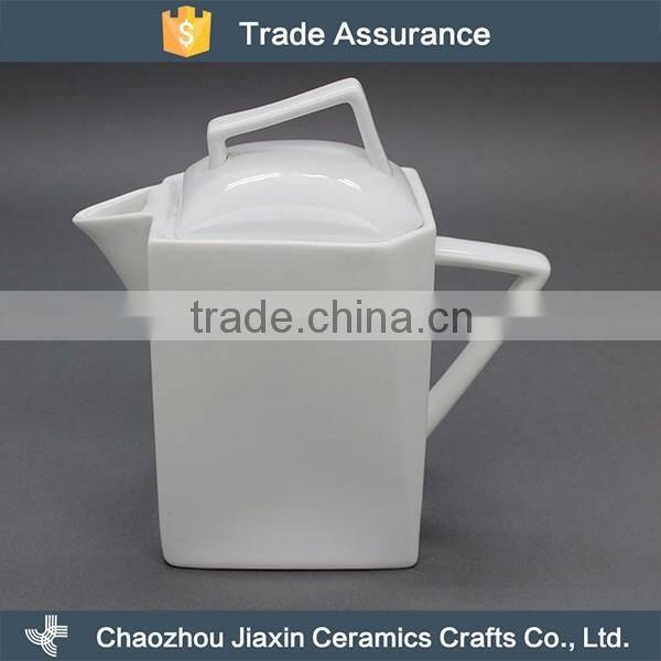 Cheap promotional 1850ml white ceramic kettle