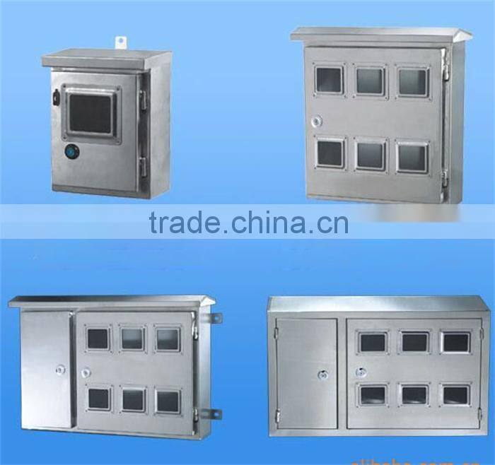 SAIP/SAIPWELL High Quality Industrial Three-Phase Stainless Steel Electric Meter Box