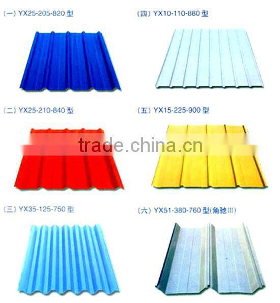 Automatic Color Steel Corrugated Making Machine For Roofing Sheet