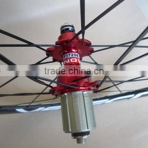 18K matte carbon clincher wheels UDELSA U60 wheels F20H R 24H