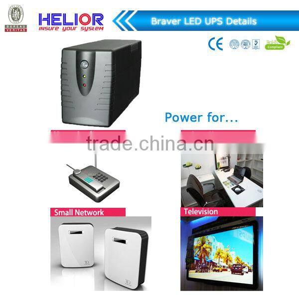 800va 50/60HZ LED display dc to ac manufacturer ups (Braver LED)