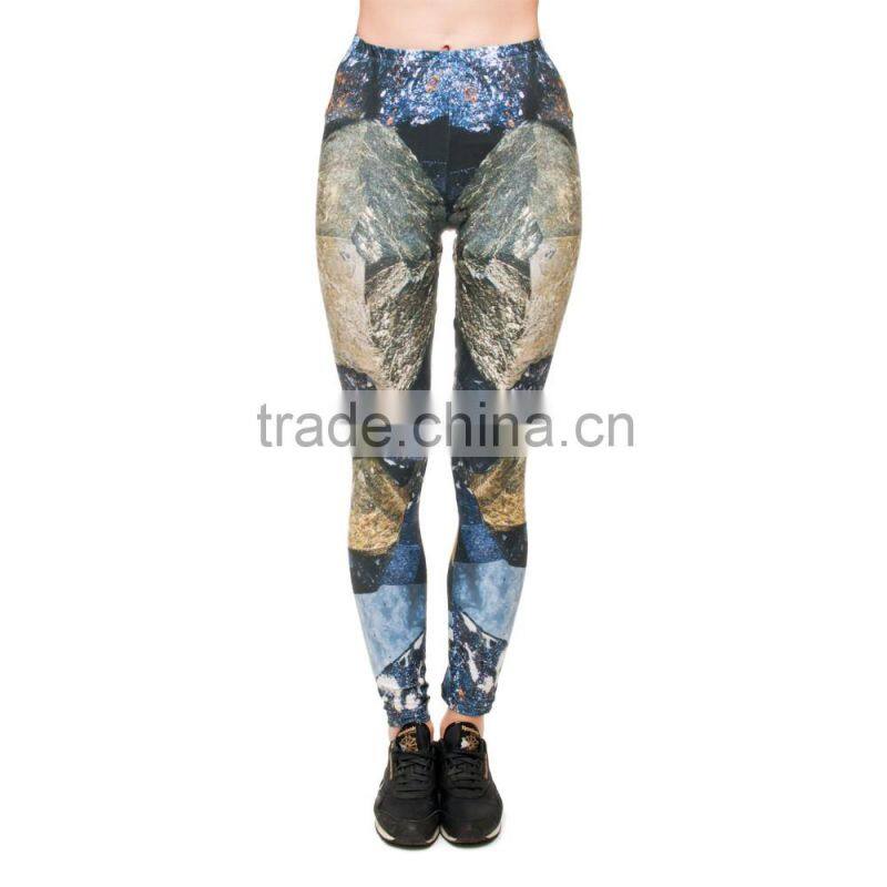 factory price 3d digital full print colorful womens gym leggings printed
