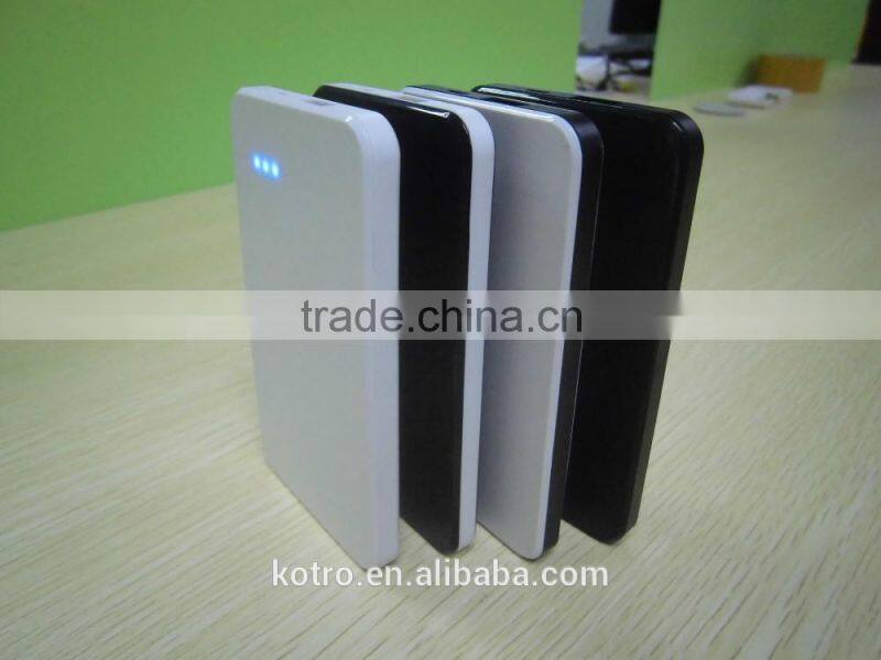 Newest 4000mAh Li-polymer battery charger classical Portable Power bank Pack