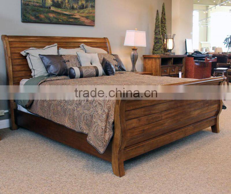 Saratoga Queen Sleigh Bed / americna style sleigh bed AS-B23