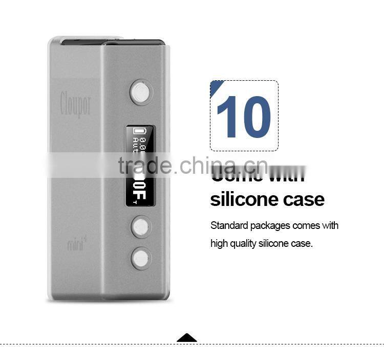 Cloupor MINI Plus 50w box mod/Cloupor MINI + / Cloupor GT mini 50 watt mod 50w vape mod wholesale