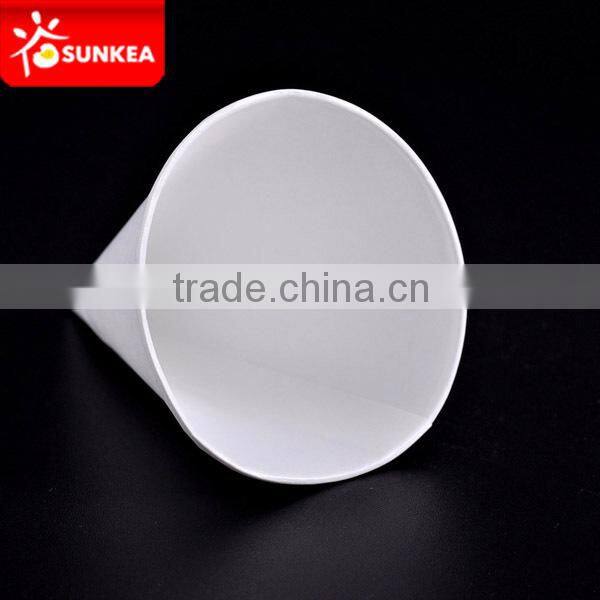 Disposable paper snow cone cup custom printed