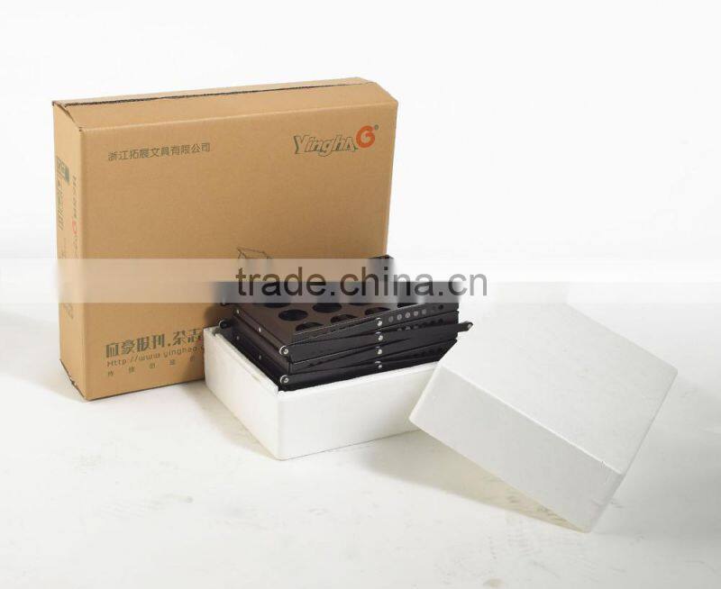 black color magazine folding rack