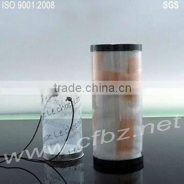 Clear plastic stationery bags with zipper