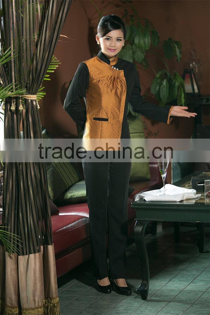 2015 Fshion Classic Restaurant Waitress Uniform