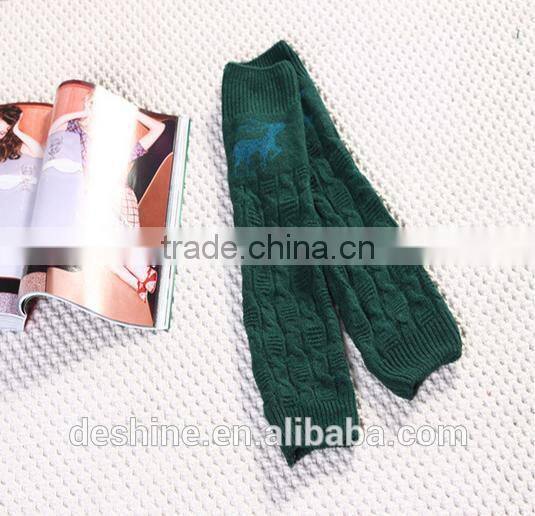wholesale deer pattern crochet boot cuffs ST201